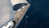Sailing yacht Zefira From Above